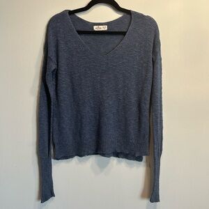 Blue thin sweater